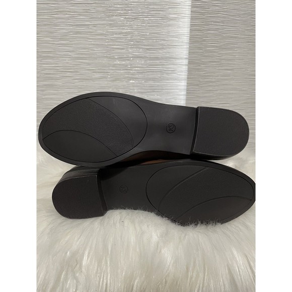 Karen Scott Womens Deliee New Faux Leather Riding Boots Wide Calf Brown 7 M - Picture 8 of 8